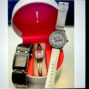 Two Fossils watches and New Marc Ecko watch